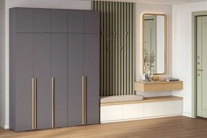 Эдинбург-5 с антресолью Графит