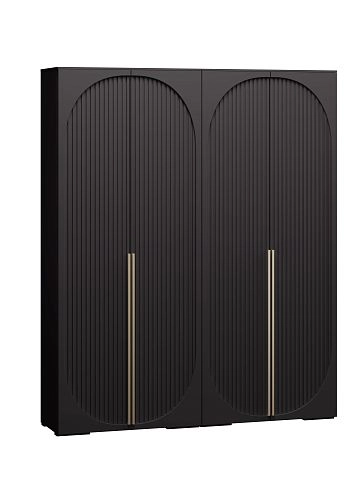 Шкаф распашной Брей-2 Чёрный - фото 4