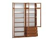 Шкаф для книг Билли-47 Орех Экко