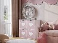 Стеллаж KIDS 1 Розовый Лайт