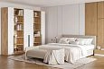 Шкаф распашной Хейсон-3 Белый Дуб Золотистый