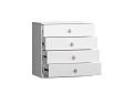 Комод Скарабей-4 Белый