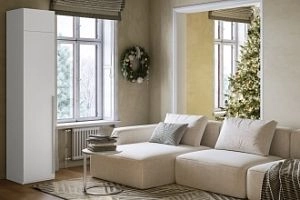 Лорена Бест-1 с антресолью Белый