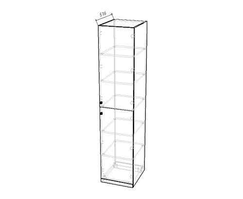 Пенал Банни-1 Черный Агат - фото 3