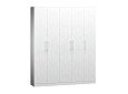 Шкаф распашной Дольче-5 МДФ Белый