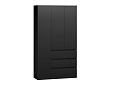 Шкаф распашной Стефани Мальм-3 Черный