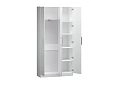 Шкаф распашной Дольче-3 МДФ Белый