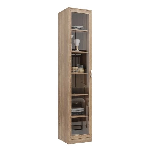 Книжный шкаф Библиограф 1.1 Квадро Дуб Сонома - фото 3