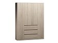 Шкаф распашной Стефани Мальм-4 Дуб Сонома