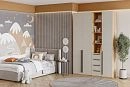 Шкаф распашной Хейсон-20 Кашемир Блэквуд Ячменный