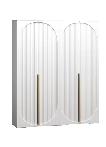 Шкаф распашной Брей-2 Белый - фото 2