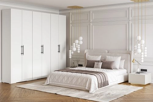 Шкаф распашной Мори-Хелена-14 Белый - фото 1