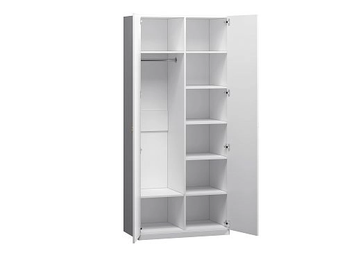 Шкаф распашной Скарабей-2 Белый - фото 7