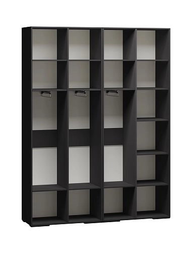 Шкаф распашной Брей-2.1 Черный - фото 4