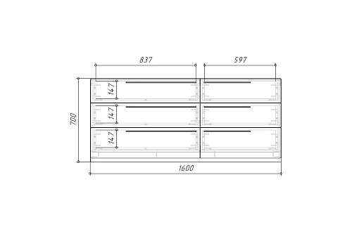 Комод Лорена Пакс-3 Черный - фото 5