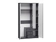 Шкаф распашной София РАХ-19 МДФ Графит