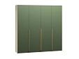 Шкаф распашной Микос МДФ-4 Шарли green