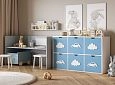 Стеллаж KIDS 13 Пастельно-Синий
