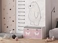 Стеллаж KIDS 9 Розовый Лайт