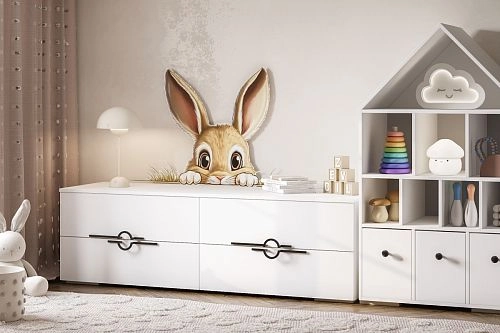 ТВ тумба Белиз 1 Белый - фото 1