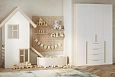 Шкаф распашной Хейсон-5 Белый Дуб Сонома