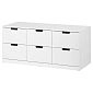 Комод Генри-24 МДФ Белый