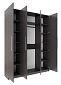 Шкаф распашной Калифорния-4 Графит