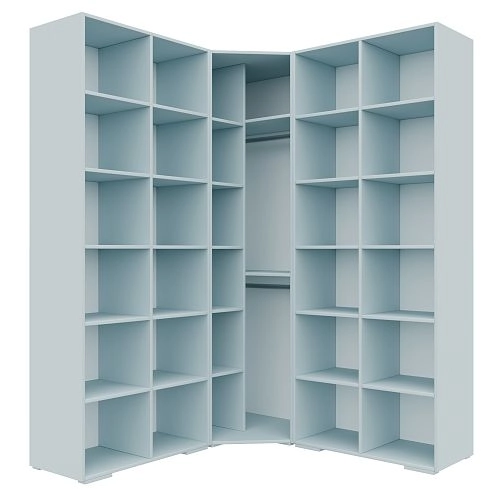 Шкаф угловой Калифорния-Стиль-15 Сумеречный Голубой - фото 2