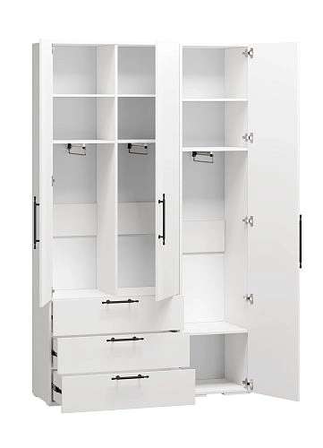 Шкаф распашной Мори-Хелена-6 Белый - фото 4