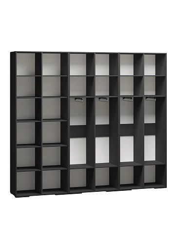 Шкаф распашной Брей-3 Чёрный - фото 2