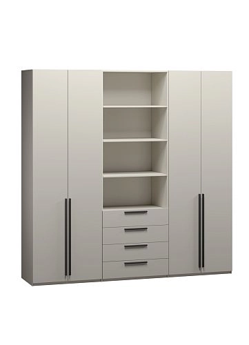 Шкаф распашной Хейсон-9 Кашемир Черный - фото 3