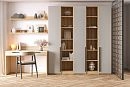 Шкаф распашной Хейсон-14 Кашемир Блэквуд Ячменный