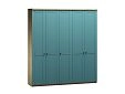 Шкаф распашной София РАХ-10 МДФ Аквамарин