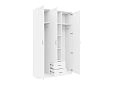 Шкаф распашной Стелла-6 Белый