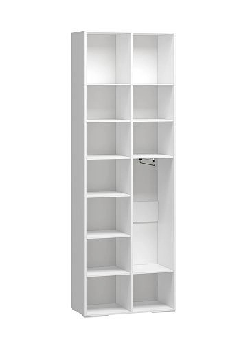 Шкаф распашной Брей-1.2 с антресолью Белый - фото 3