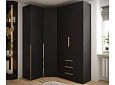 Шкаф угловой Мори-13 Черный