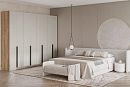 Шкаф распашной Хейсон-19 Кашемир Блэквуд Ячменный