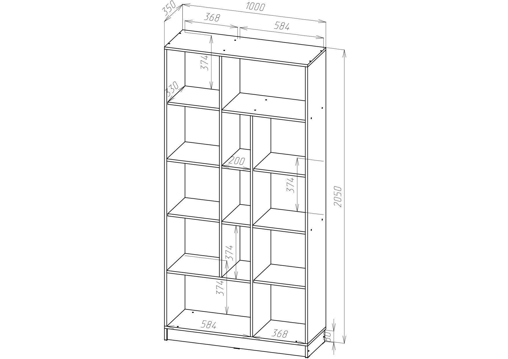 <p>Стеллаж</p> Сокол-2