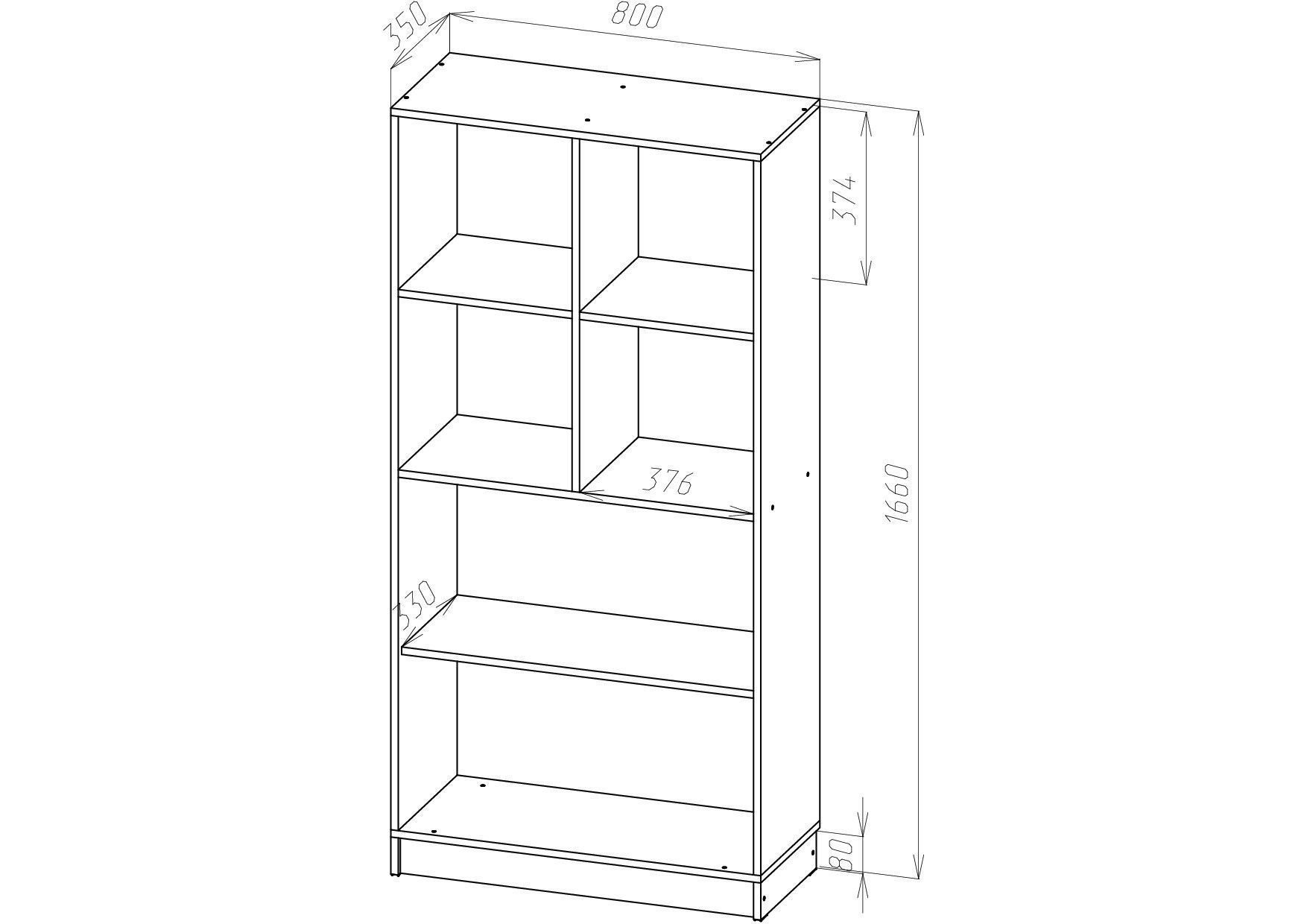 <p>Стеллаж</p> Сокол-32