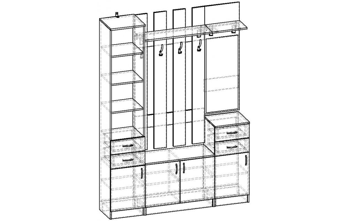 <p>Прихожая</p> Горизонт-3М