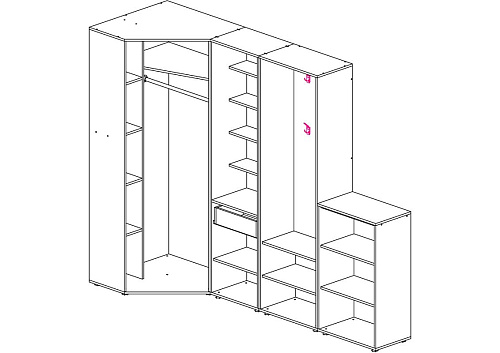 Прихожая Мебелинк 400-13