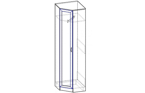 Шкаф угловой Горизонт-М ШРУ.001.600-05