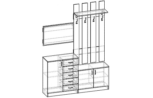 Прихожая Горизонт-10