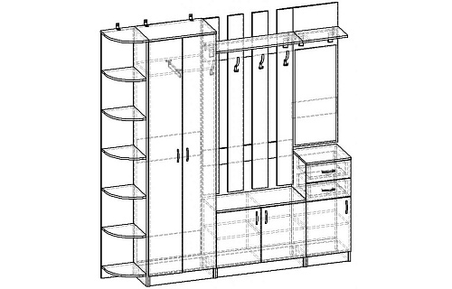 Прихожая Горизонт-5М