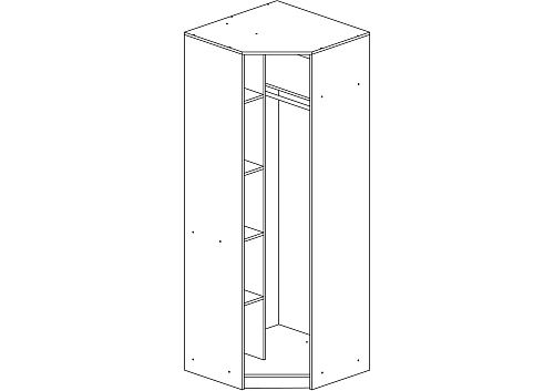 Шкаф угловой Оскар-1