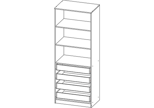 Шкаф распашной Стелла-14