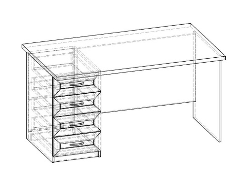 Письменный стол Премьер СП.001.1400-05