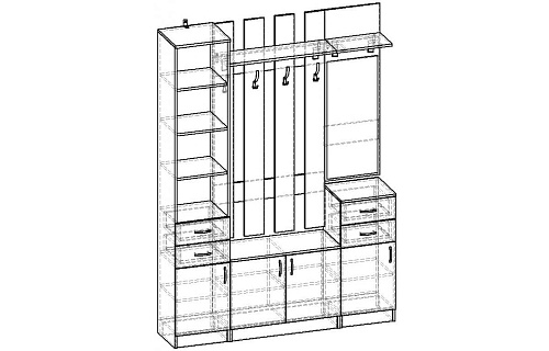 Прихожая Горизонт-3М