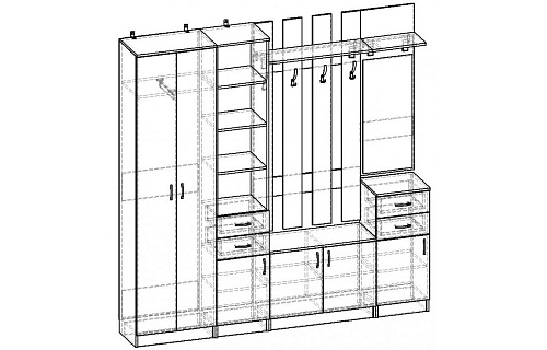 Прихожая Горизонт-4М